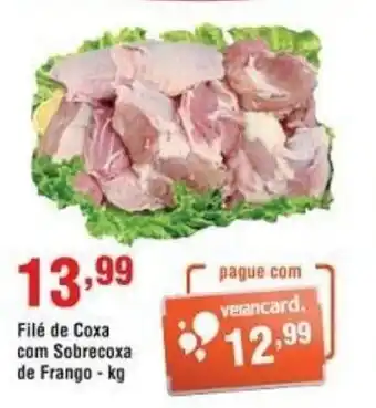 Veran Supermercados File de Coxa com Sobrecoxa de Frango 1kg oferta