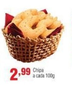 Veran Supermercados Chipa a cada 100g oferta