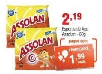 Esponja de Aco Assolan 60g