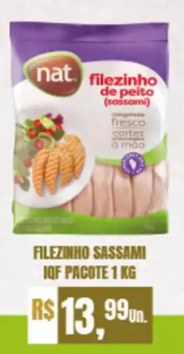 FILEZINHO SASSAMI IQF PACOTE 1 KG