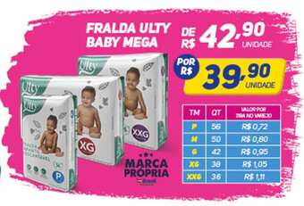 Brasil Atacadista FRALDA ULTY BABY MEGA oferta