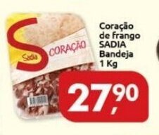 Supermercados Nori Coração de frango SADIA Bandeja 1 Kg oferta