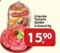 Supermercados Nori Linguiça Toscana SEARA A Granel Kg oferta