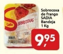 Supermercados Nori Sobrecoxa de frango SADIA Bandeja 1 Kg oferta