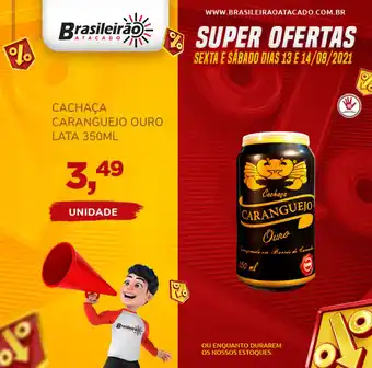 Cachaca Caranguejo ouro lata 350ml