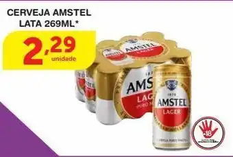 Roldão Cerveja amstel 269ml oferta
