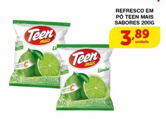 Roldão Refresco em pó teen mais sabores 200g oferta