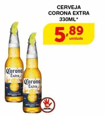 Roldão Cerveja corona extra 330ml* oferta