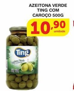 Azeitona verde ting com caroço 500g