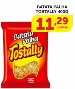 Roldão Batata palha tostally 400g oferta