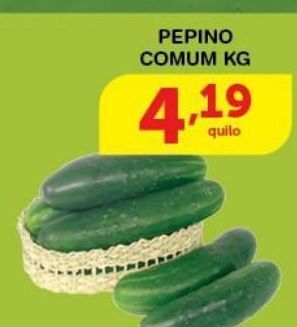 Roldão Pepino comum kg oferta