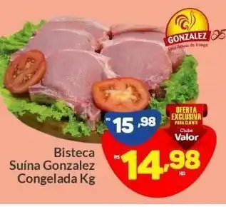 Bisteca suina gonzalez congelada kg