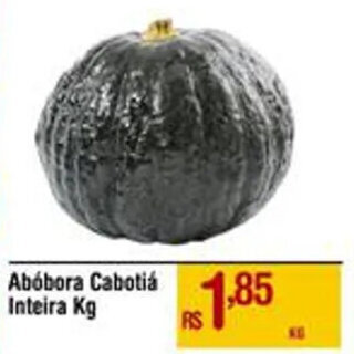 Max Atacadista Abóbora Cabotiá Inteira Kg oferta