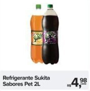 Refrigerante Sukita Sabores Pet 2L