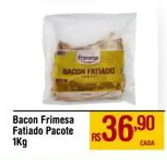 Max Atacadista Bacon Frimesa Fatiado Pacote 1kg oferta
