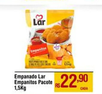 Empanado Lar Empanitos Pacote 1,5kg