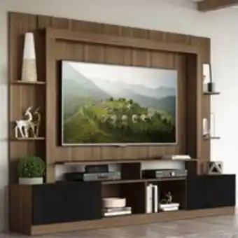 Novo Mundo Rack estante com painel tv 65 e 2 portas rio multimóveis oferta