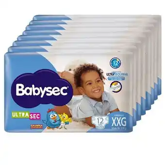 Zema Fralda babysec ultra jumbinho tamanho xg - 8 pacotes com 12 oferta