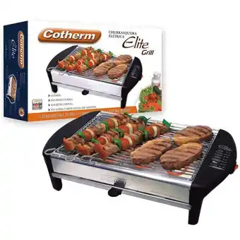 Churrasqueira elétrica 1650w cotherm elite grill voltagem 110v