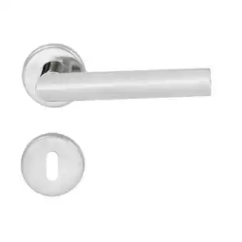 Fechadura para porta interna polido 55mm comum com roseta 892 la fonte