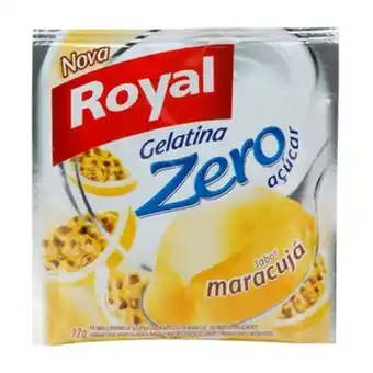 Gelatina em pó royal zero maracujá 12g