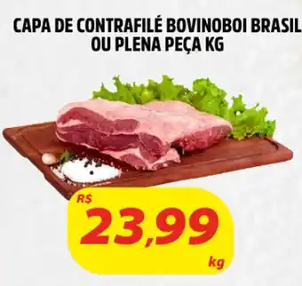 CAPA DE CONTRAFILÉ BOVINOBOI BRASIL OU PLENA PEÇA KG
