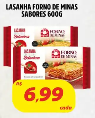 LASANHA FORNO DE MINAS SABORES 600G