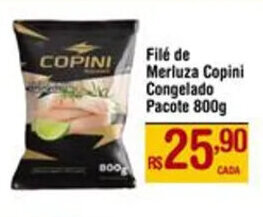 Max Atacadista Filé de Merluza Copini Congelado Pacote 800g oferta