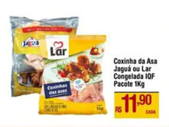 Max Atacadista Coxinha da Asa Jaguá ou Lar Congelada IQF Pacote 1Kg oferta