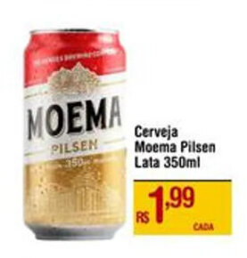 Max Atacadista Cerveja Moema Pilsen Lata 350ml oferta