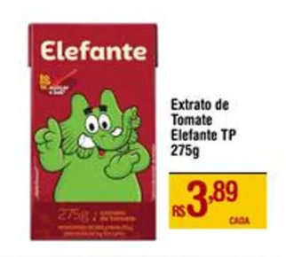 Max Atacadista Extrato de Tomate Elefante TP 275g oferta