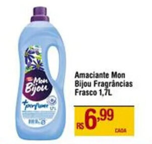 Max Atacadista Amaciante Mon Bijou Fragrâncias Frasco 1,7L oferta