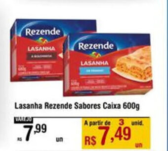 Lasanha Rezende Sabores Caixa 600g