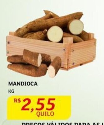 Assaí Atacadista MANDIOCA KG oferta
