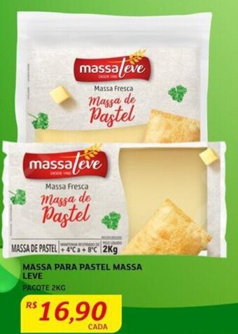 Assaí Atacadista MASSA PARA PASTEL MASSA LEVE PACOTE 2KG oferta