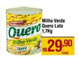 Max Atacadista Milho Verde Quero Lata 1,7Kg oferta