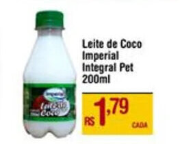 Max Atacadista Leite de Coco Imperial Integral Pet 200ml oferta