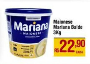 Maionese Mariana Balde 3kg