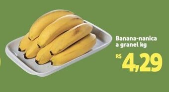 Extra Supermercado Banana-nanica a granel kg oferta