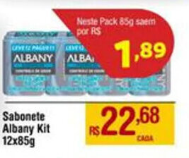 Sabonete Albany Kit 12x85g