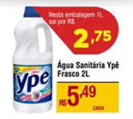 Max Atacadista Água Sanitária Ypê Frasco 2L oferta