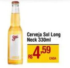 Max Atacadista Cerveja Sol Long Neck 330ml oferta