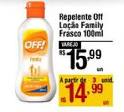 Repelente Off Loção Family Frasco 100ml
