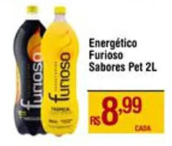 Energético Furioso Sabores Pet 2L