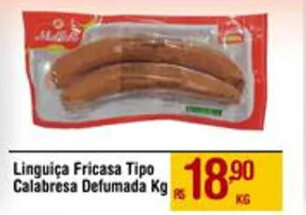 Max Atacadista Linguiça Fricasa Tipo Calabresa Defumada Kg oferta