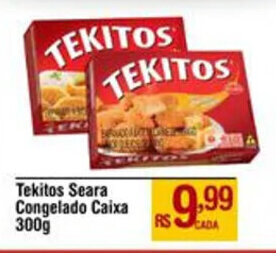 Tekitos Seara Congelado Caixa 300g
