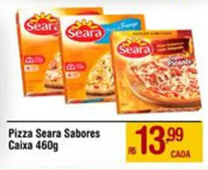 Max Atacadista Pizza Seara Sabores Caixa 460g oferta
