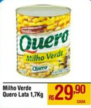 Max Atacadista Milho Verde Quero Lata 1.7kg oferta