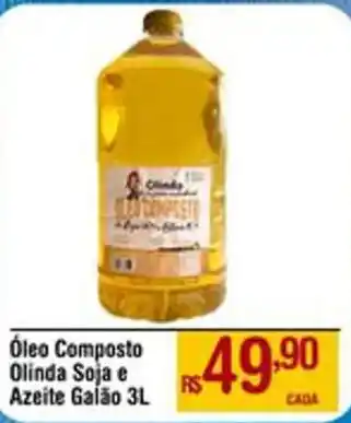 Max Atacadista Óleo Composto Olinda Soja e Azeite Galão 3L oferta