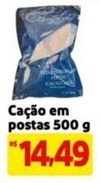 Extra Supermercado Cação em postas 500 g oferta